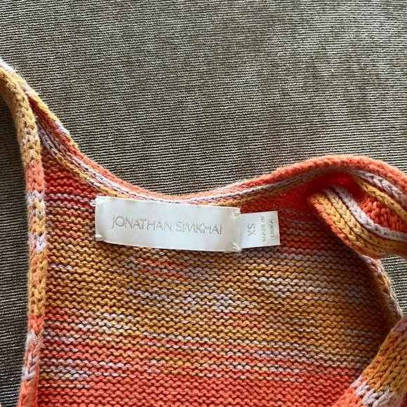 Jonathan Simkhai Space Dye Matching Set (Knit Tank Wrap Raelle Skirt) - Picture 6 of 11